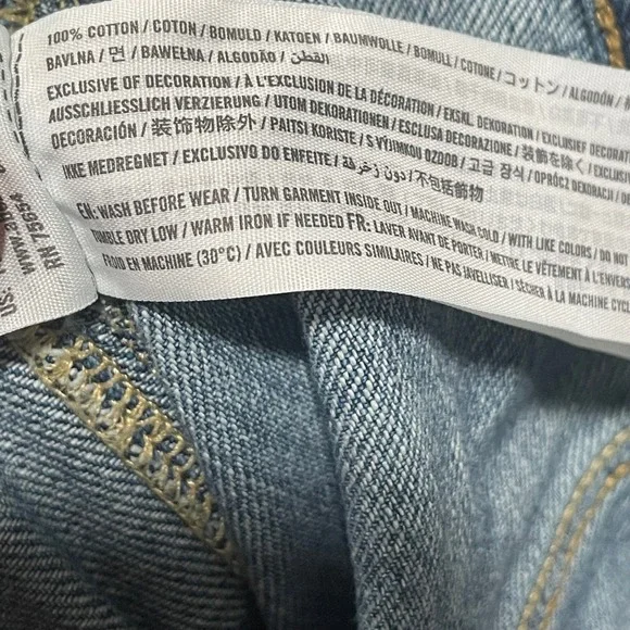 Abercrombie Fitch Classic Denim Jacket Blue Jean Women‎ XS - Picture 8 of 8